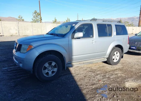 2005 Nissan Pathfinder Se from USA, damaged, VIN 5N1AR18U85C747242